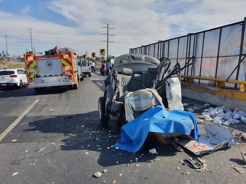 Es de Amozoc mujer accidentada en Periférico Ecológico; buscan a familiares