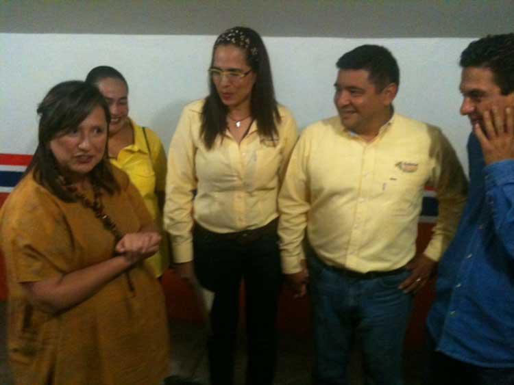 Critica Xóchitl Gálvez a políticos rateros y caciques en Huauchinango