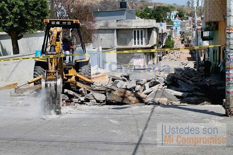 En riesgo por obras públicas las tradiciones de Semana Santa en Chiautla