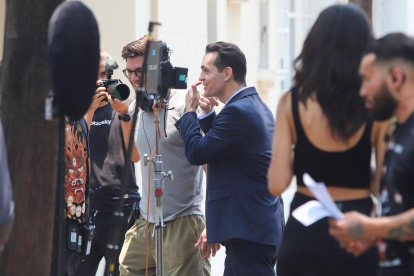 VIDEO Actor español Pedro Alonso se encuentra grabando en Puebla