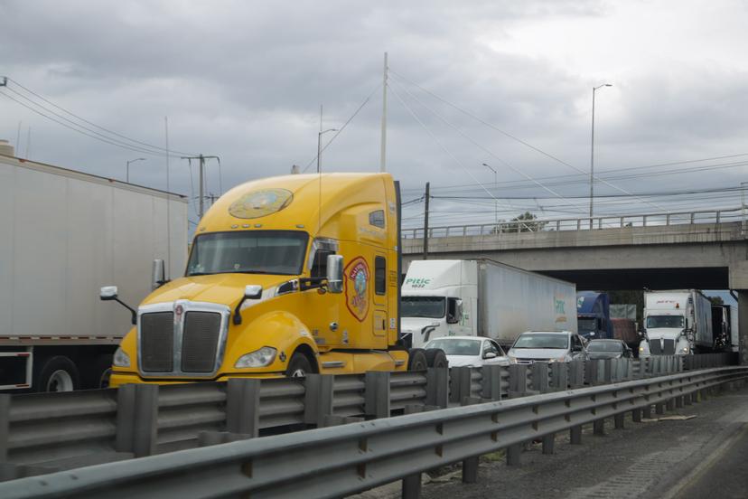 Tráfico intenso en la Autopista México-Puebla