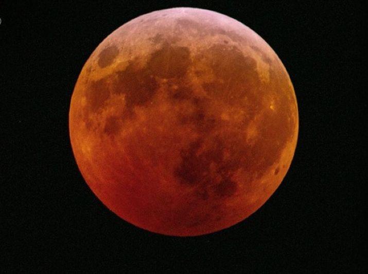 Podrá verse una Luna de Sangre este domingo en Cd de México