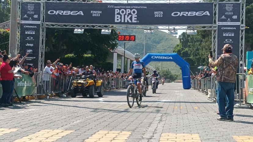 Leo Páez, siete veces campeón de la Popo Bike