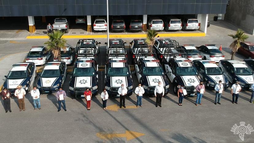 16 municipios reciben patrullas de la Secretaría de Seguridad Pública