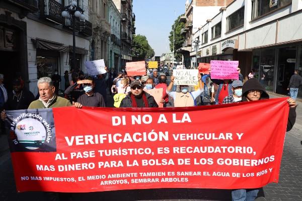 VIDEO Tercera marcha en contra de la verificación vehicular