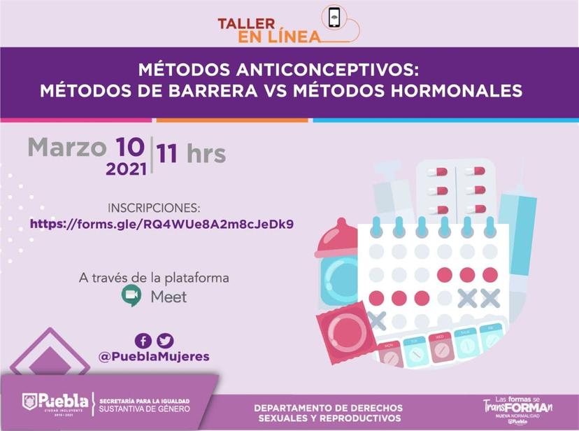 Inicia Ayuntamiento de Puebla talleres de salud sexual en línea