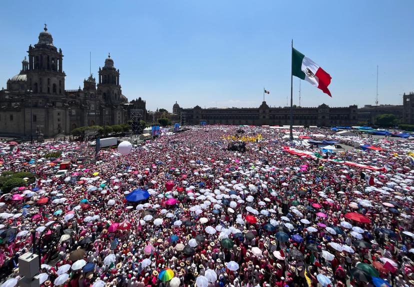 VIDEO Cerca de 95 mil personas asistieron a la Marea Rosa