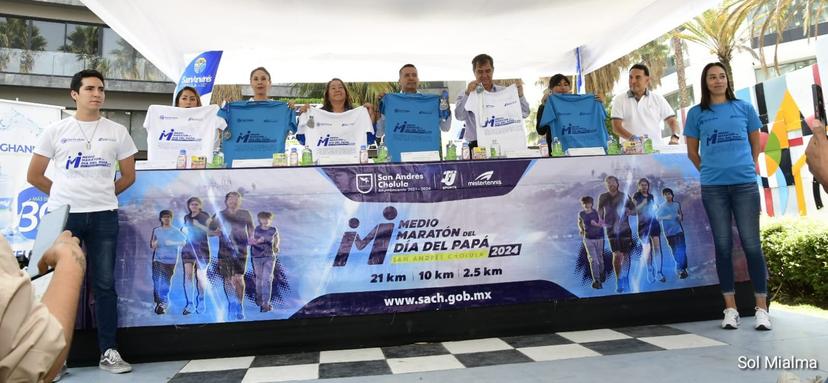 Listo el Medio Maratón del Día del Papá San Andrés Cholula 2024