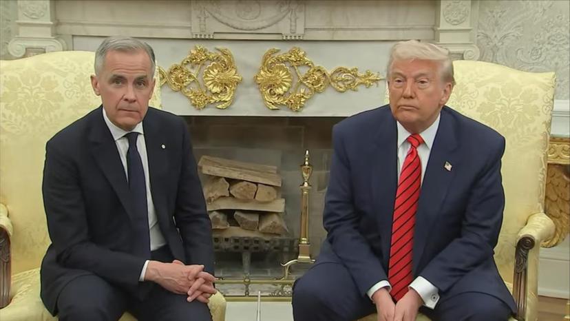 Trump y Carney debaten cambios al TMEC e invasión a Canadá 