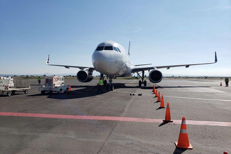 5to informe: al 33% la rehabilitación de la pista del aeropuerto de Puebla