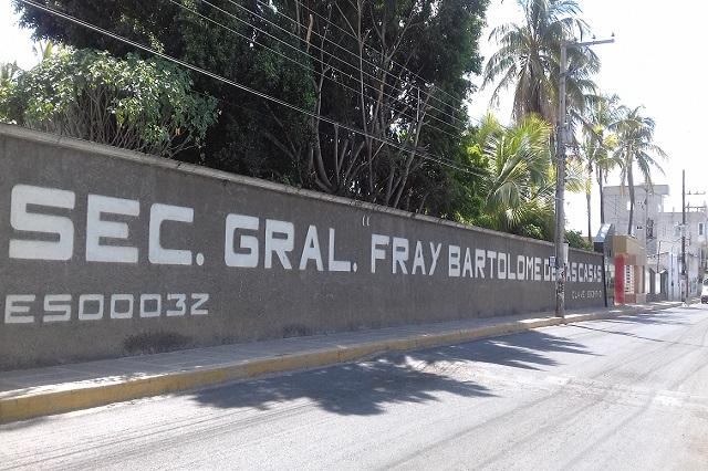 Se incendia escuela secundaria de Acatlán  