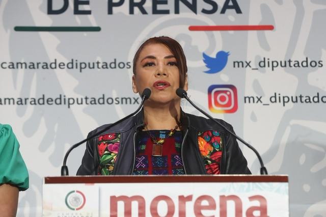 Sí, diputada de Morena pide frenar entrega de libros de texto de AMLO