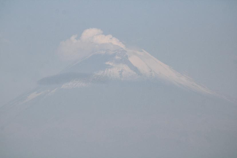 VIDEO Existe poca visibilidad al volcán Popocatépetl desde Puebla