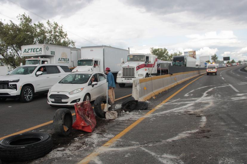 VIDEO Tráfico en la Autopista México-Puebla ya se extiende por más de 6 kilómetros