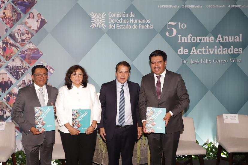 VIDEO CDH Puebla presenta Informe Anual de actividades 2023