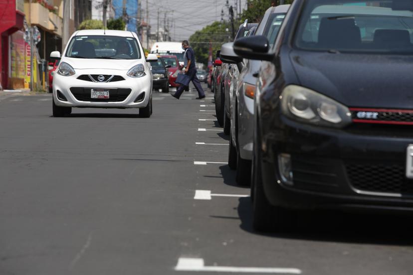 Se mantiene el trabajo de balizado de Estacionamiento Seguro