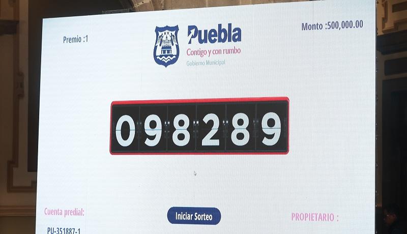 Estos son los 15 ganadores de hasta 500 mil pesos en el sorteo predial