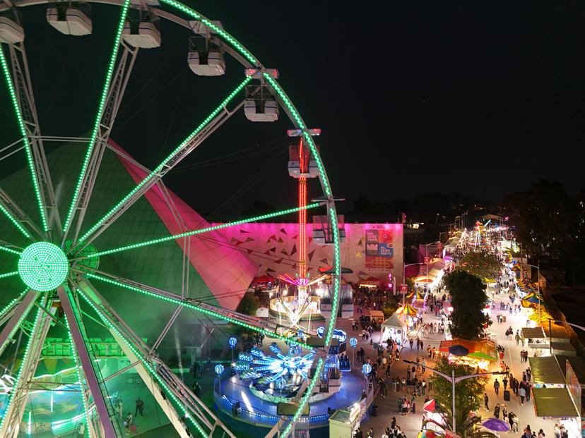 Disfruta con estas panorámicas de la Feria de Puebla