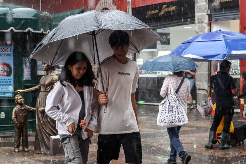 Arranca la semana con lluvias intermitentes para Puebla