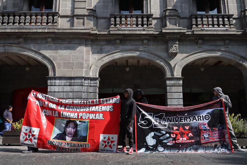 VIDEO Manifestación de la 28 de Octubre genera caos vial