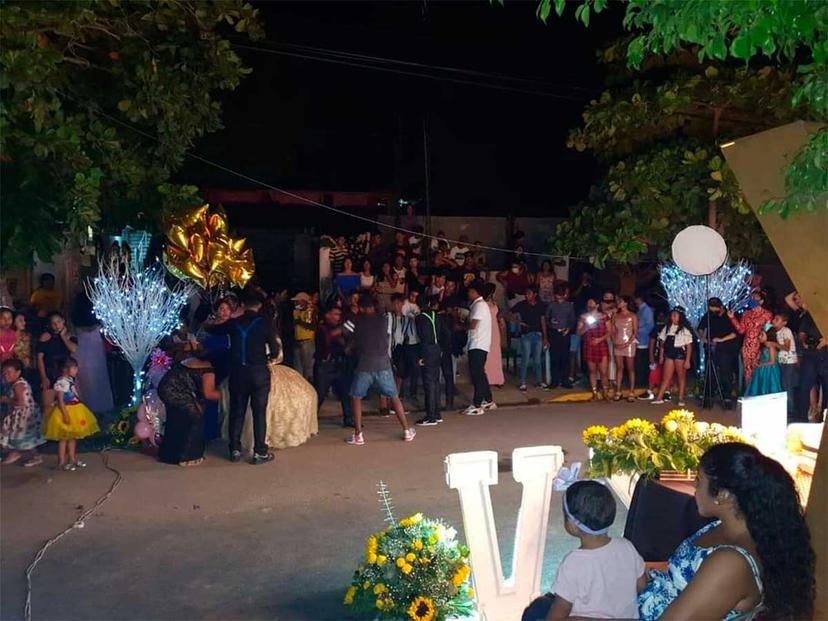 VIDEO Guardia Nacional irrumpe fiesta de XV con más de 500 invitados