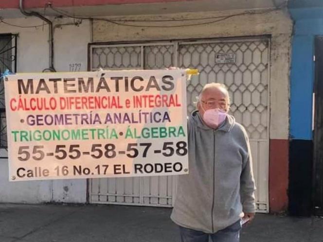 Se hace viral abuelito que ofrece clases virtuales de matemáticas