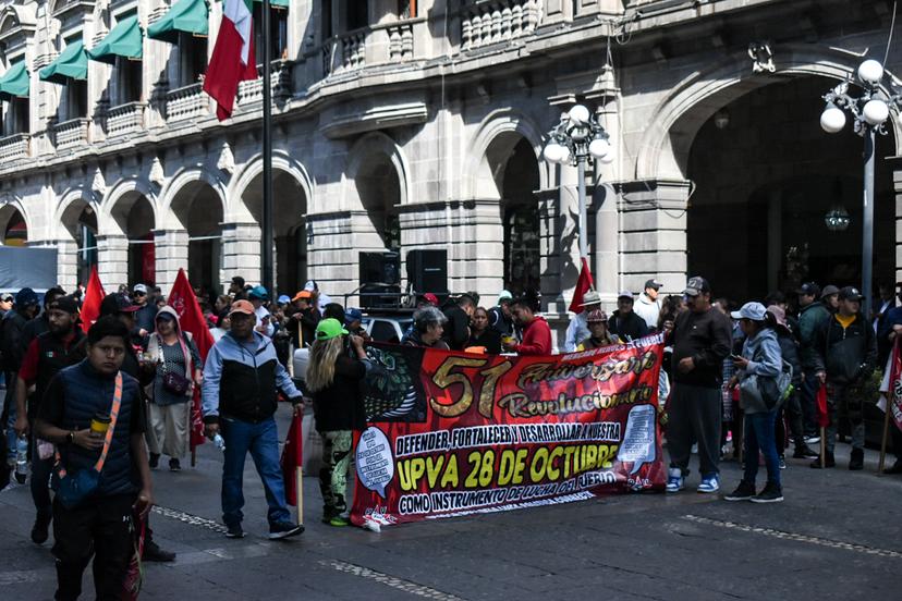 VIDEO Se manifiesta 28 de Octubre por toma de protesta de Trump