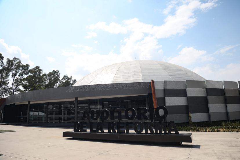 Así luce el Auditorio de la Reforma para el Informe de Armenta
