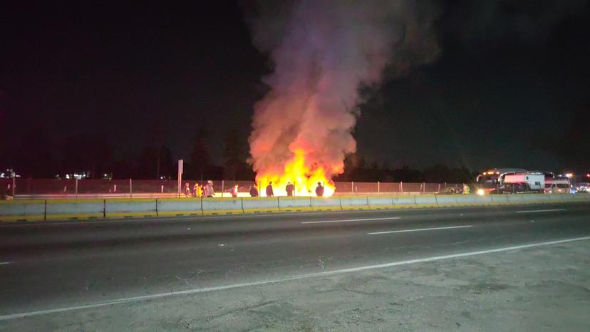 Se reabre la autopista México-Puebla tras retiro de manifestantes en Xoxtla