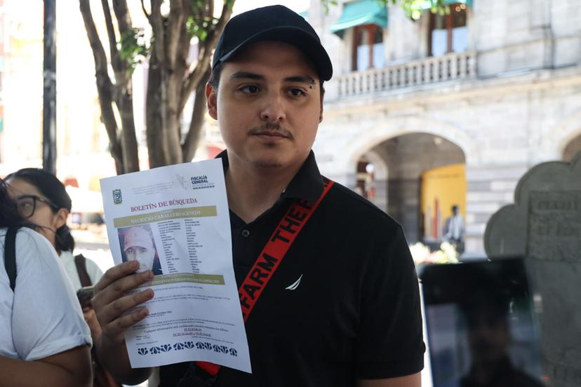 Mauricio solicita ayuda para localizar a su padre Mauricio Caballero Acevedo