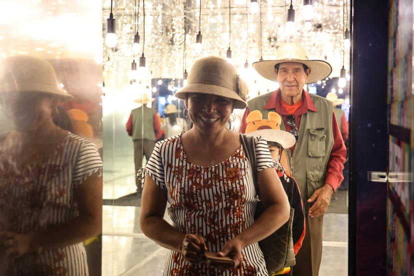VIDEO Sala Inmersiva Infinity Room, una opción en la Feria de Puebla