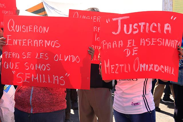 Exige la 28 de Octubre justicia por el homicidio de Meztli