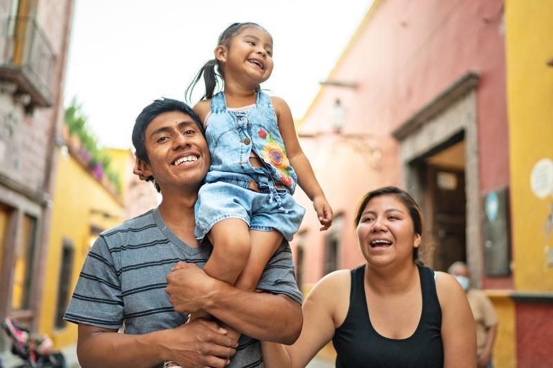 Familia sinónimo de amor y unión