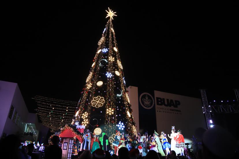 Conoce la fecha del encendido del Árbol de Navidad 2023 en la BUAP