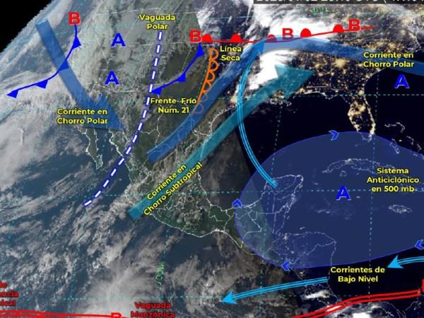 Habrá más lluvias, frío y aguanieve en el país