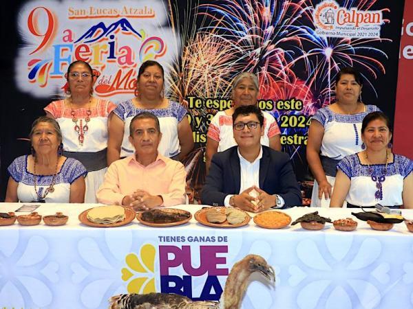 Turismo anuncian la Feria del Mole de Calpan