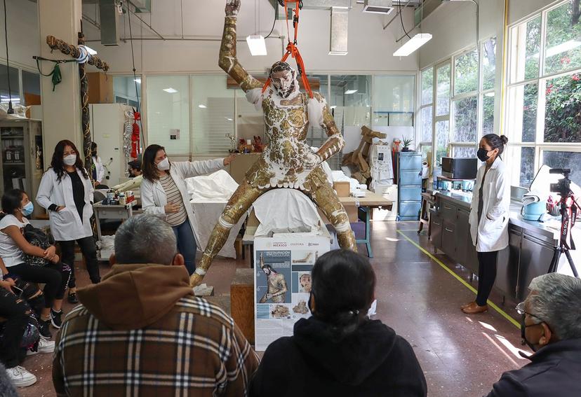 La escultura de Santiago Apóstol podría regresar en octubre a Izúcar  