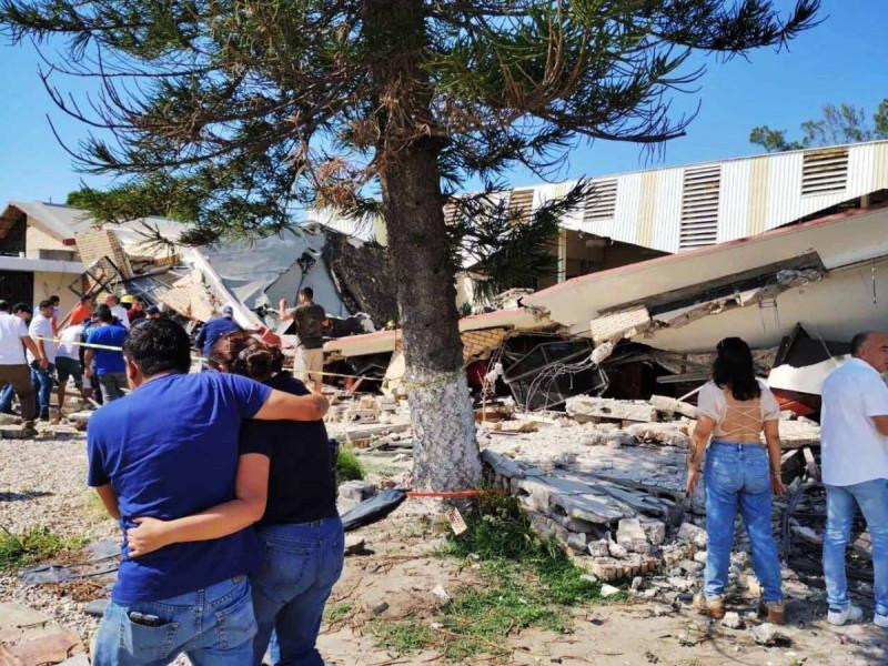 Techo de iglesia se derrumba en Tamaulipas; hay 5 muertos