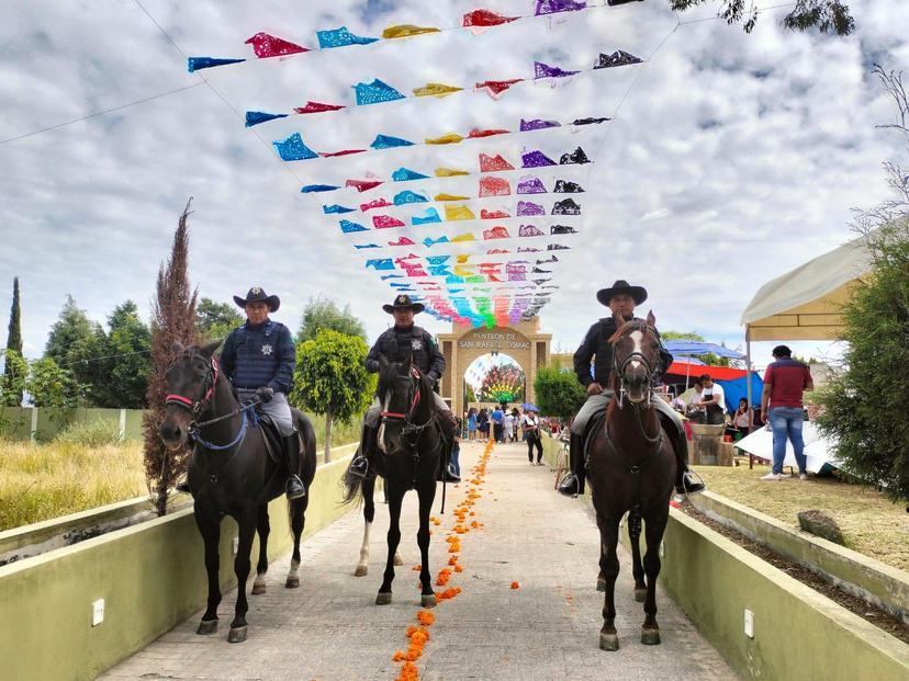 Reporta Policía de San Andrés Cholula saldo blanco por Día de Muertos