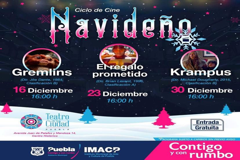 Llega a la ciudad de Puebla Ciclo de Cine Navideño