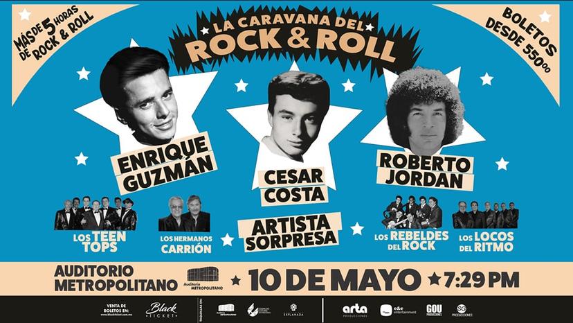 La Caravana del Rock & Roll arribará a Puebla