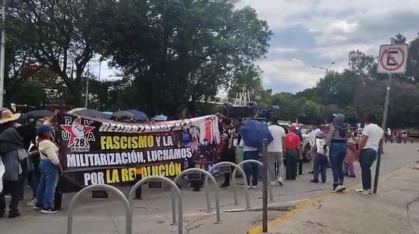 28 de Octubre se manifiesta tras detención de Antonio N., acusado de despojo