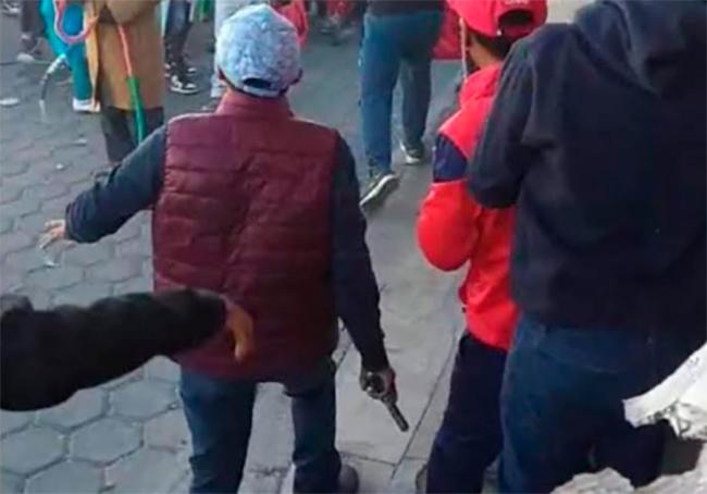 VIDEO Balacera opaca martes de carnaval en Tenancingo