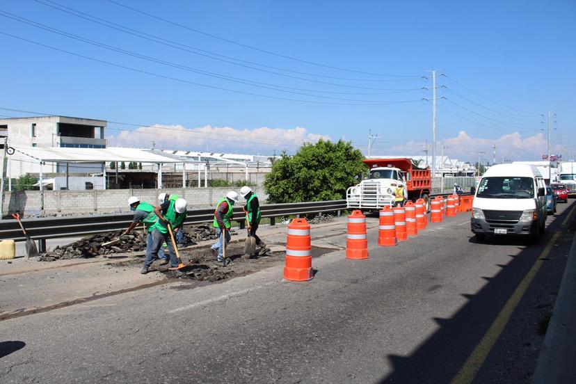 Caos en la autopista México-Puebla con sentido a Veracruz