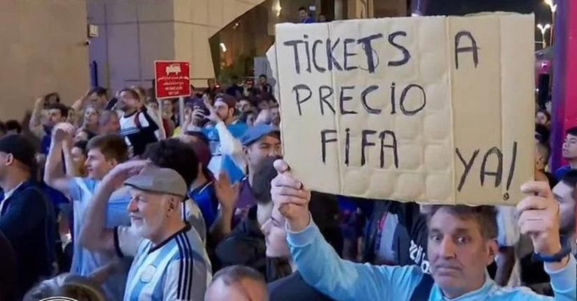 Hasta 200 mil pesos en la reventa por un boleto para la final de Qatar 2022