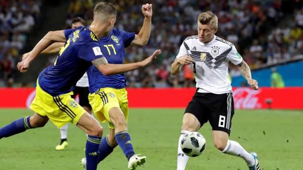 Alemania marca en el 95’ y se mantiene viva en Rusia 2018