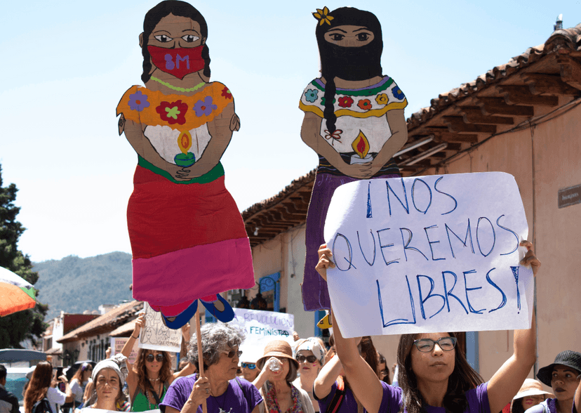 Activistas chiapanecas reclaman condena contra mujer indígena 