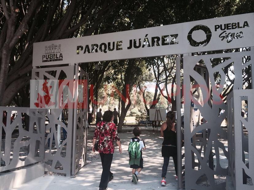 Rehabilitan parque Juárez, también tiene un lago