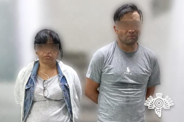 Detienen en Quecholac a La Doña Fanny y a El Chimino con 80 dosis de cristal