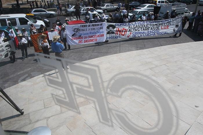 Pobladores de San Lucas Tulcingo rechazan paso del gasoducto